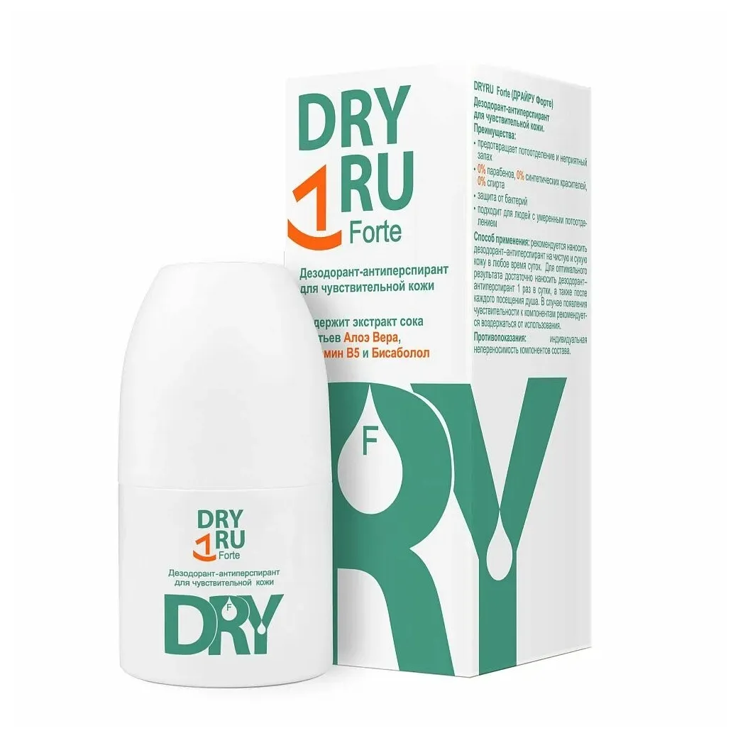 Драй ру форте део-антиперспирант д/чувств кожи 50мл