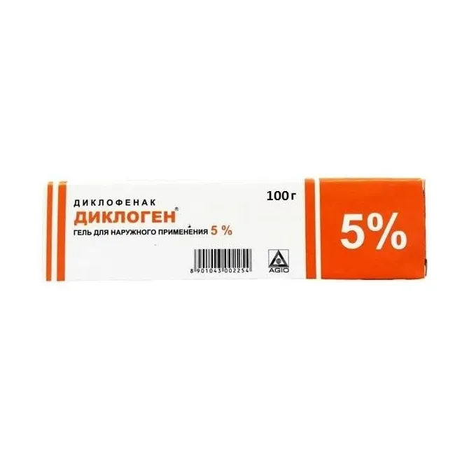 Диклоген гель 5% 100г