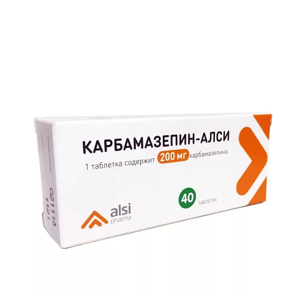 Карбамазепин-АЛСИ таб. 200мг №40
