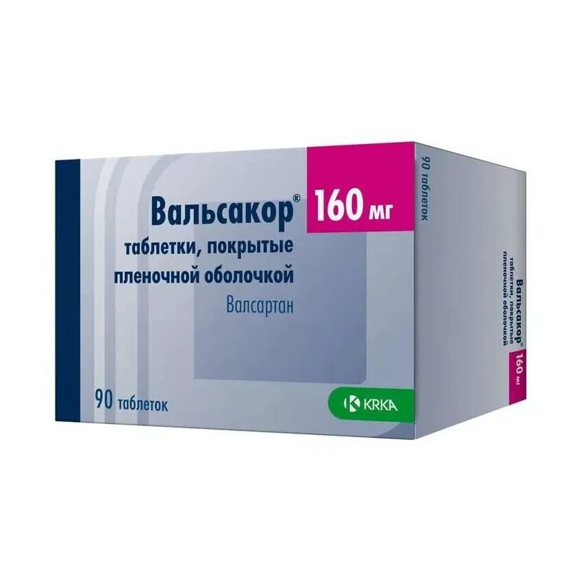 Вальсакор таб. п.п.о. 160мг №90