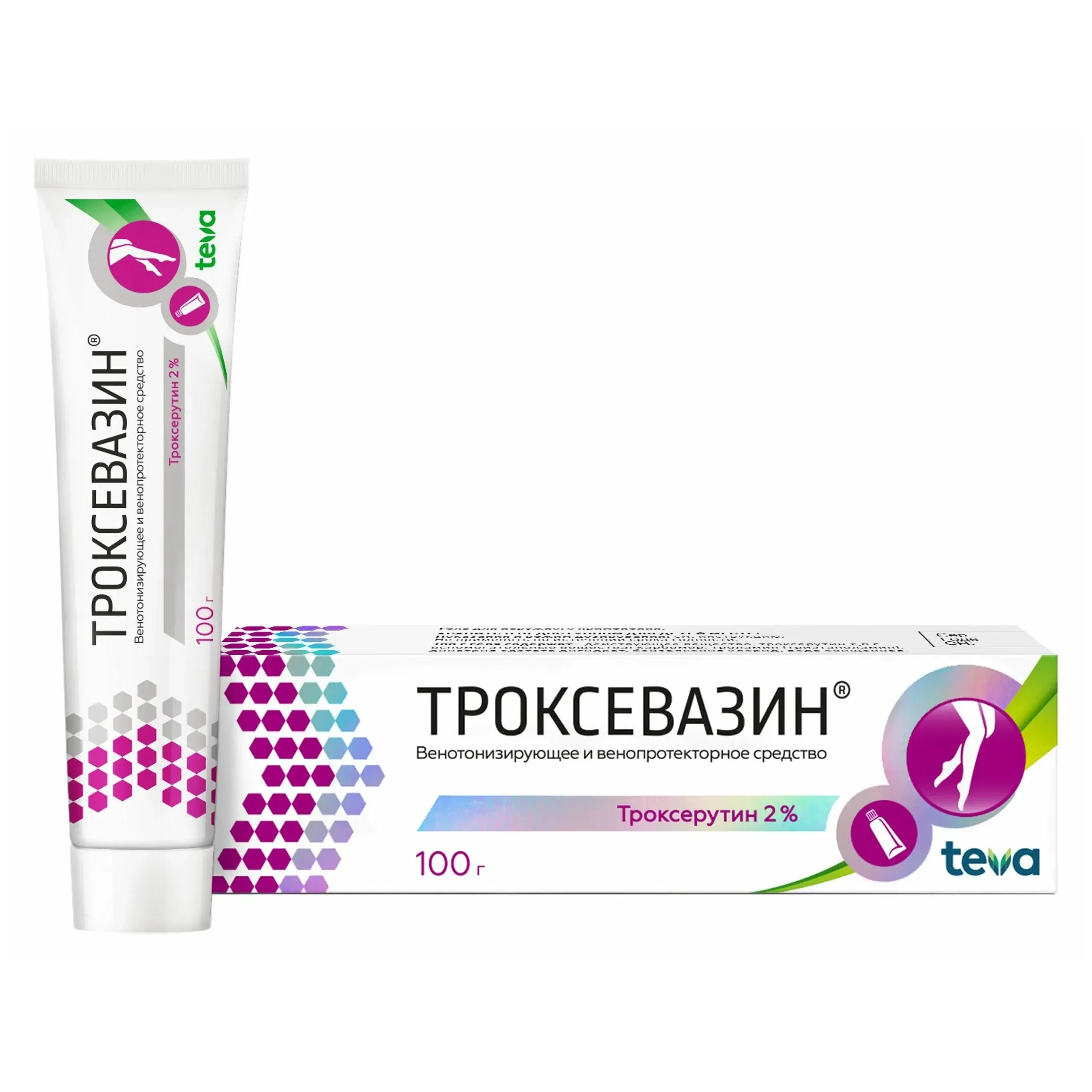 Троксевазин гель 2% 100г №1