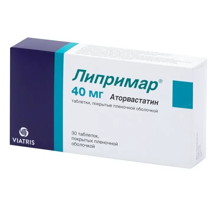 Липримар таб. п.п.о. 40мг №30